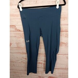Under Armour Crop Leggings Women's L Breathelux Training Heatgear Fitted